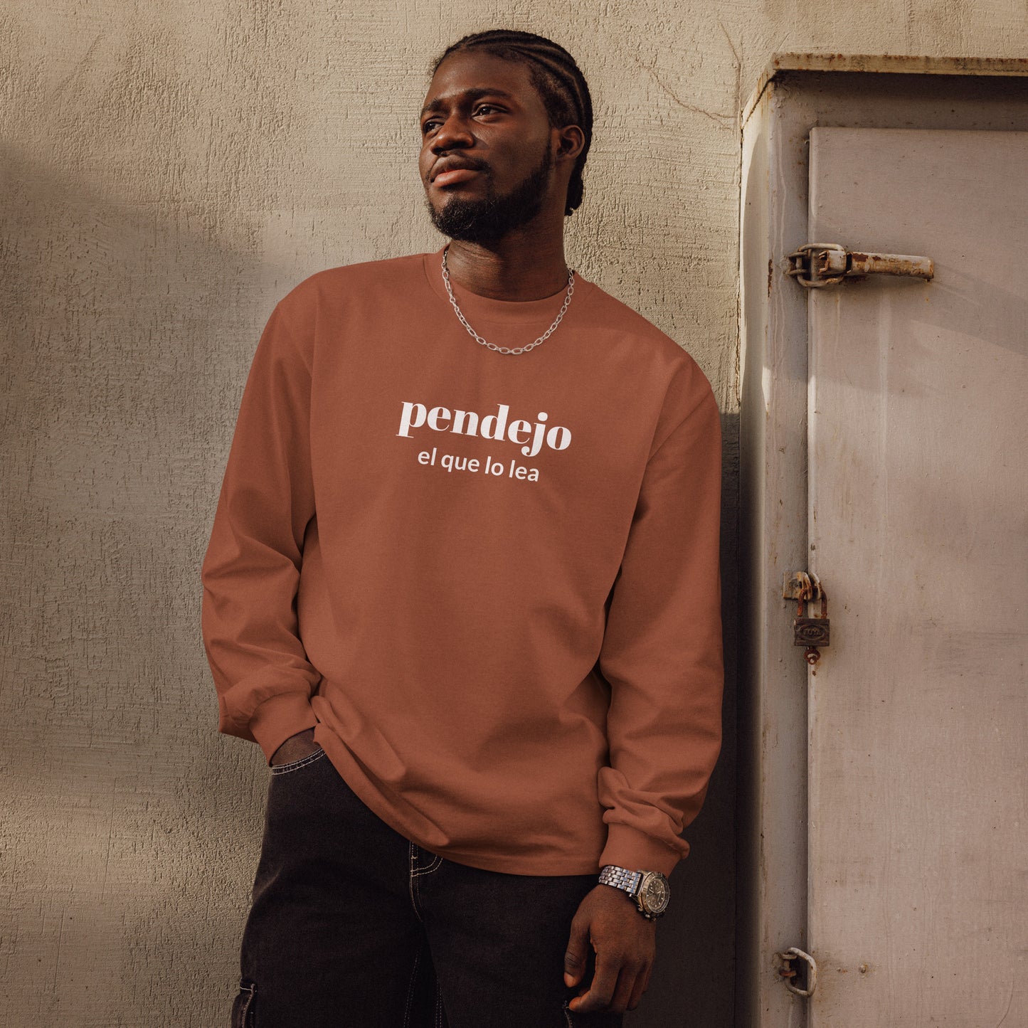 Pendejo - Premium heavyweight long sleeve shirt