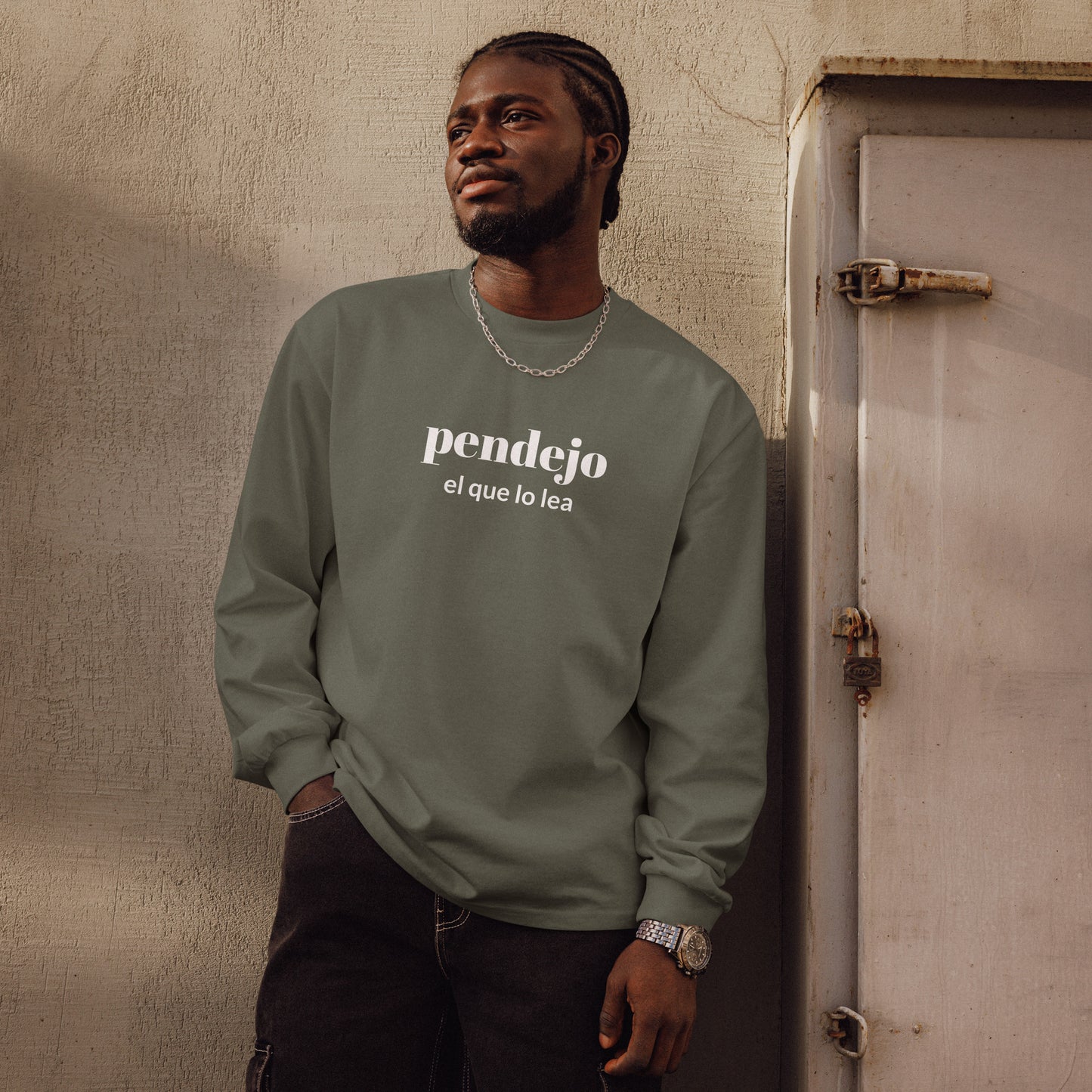 Pendejo - Premium heavyweight long sleeve shirt